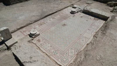 Kastamonu’nun Taşköprü ilçesindeki Pompeiopolis Antik Kenti’nde yürütülen kazılarda Roma dönemine