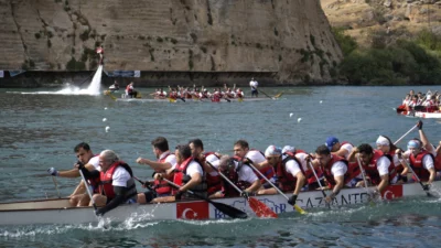 Gaziantep Büyükşehir Belediyesi tarafından düzenlenen 7. Uluslararası Rumkale Su Sporları
