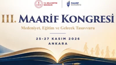 Öğretmenlerin deneyimlerinin bilimsel çalışmalarla buluşturulacağı kongrede, eğitim, medeniyet ve gelecek