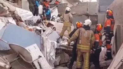 İstanbul'un Maltepe ilçesinde Cevizli Mahallesi Doğu Sokak’taki binada meydana gelen