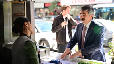 Yıldırım Belediye Başkanı Oktay Yılmaz, Teyyareci Mehmet Ali Caddesi esnafını